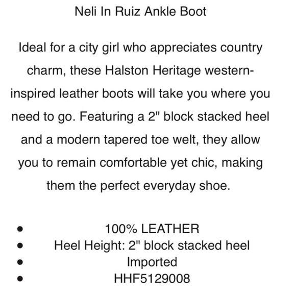 Halston Heritage Neli In Ruiz Tan Leather Ankle Boot - Picture 4 of 15